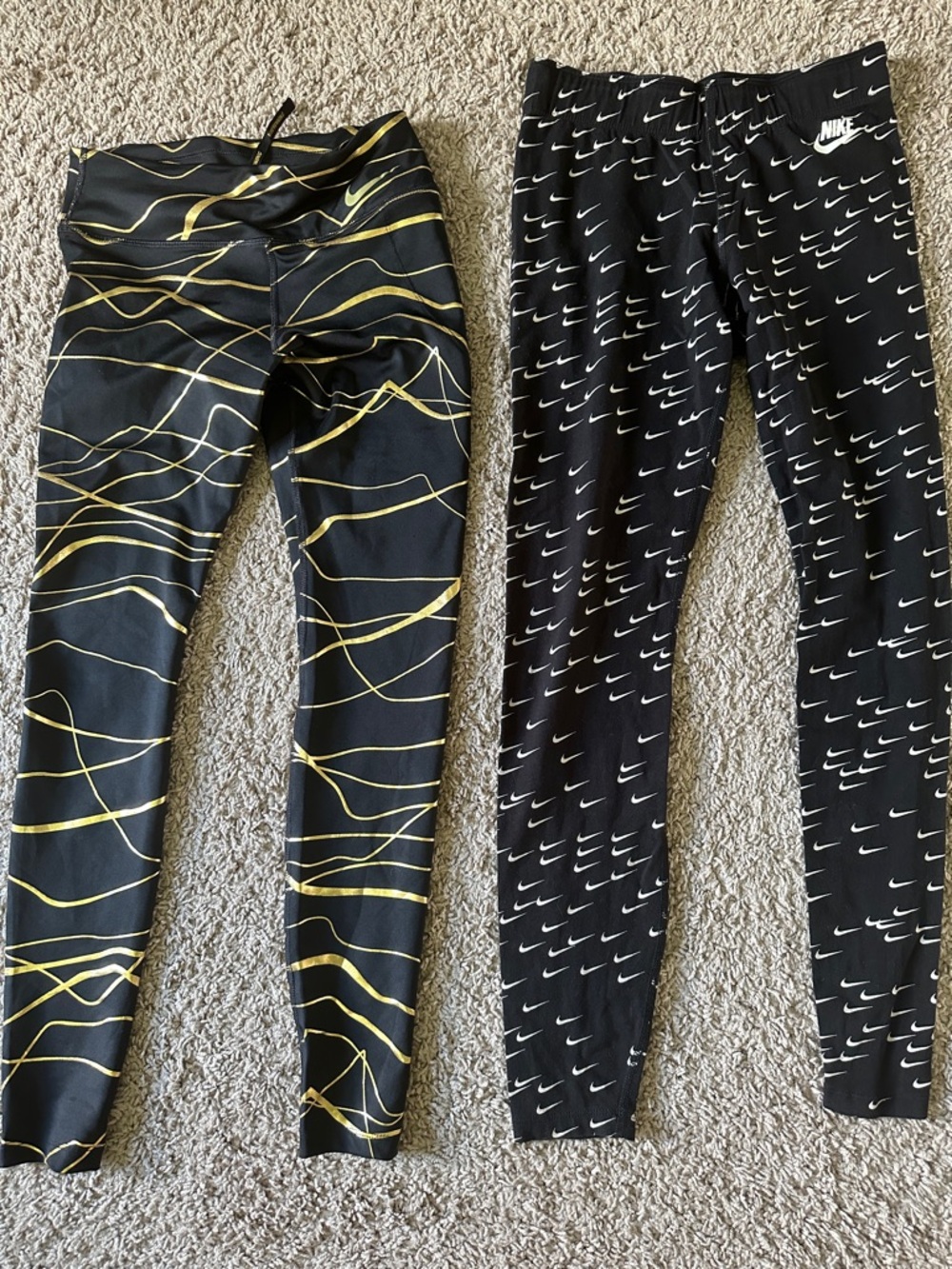 Nike Ladies Black Leggings (2)Small